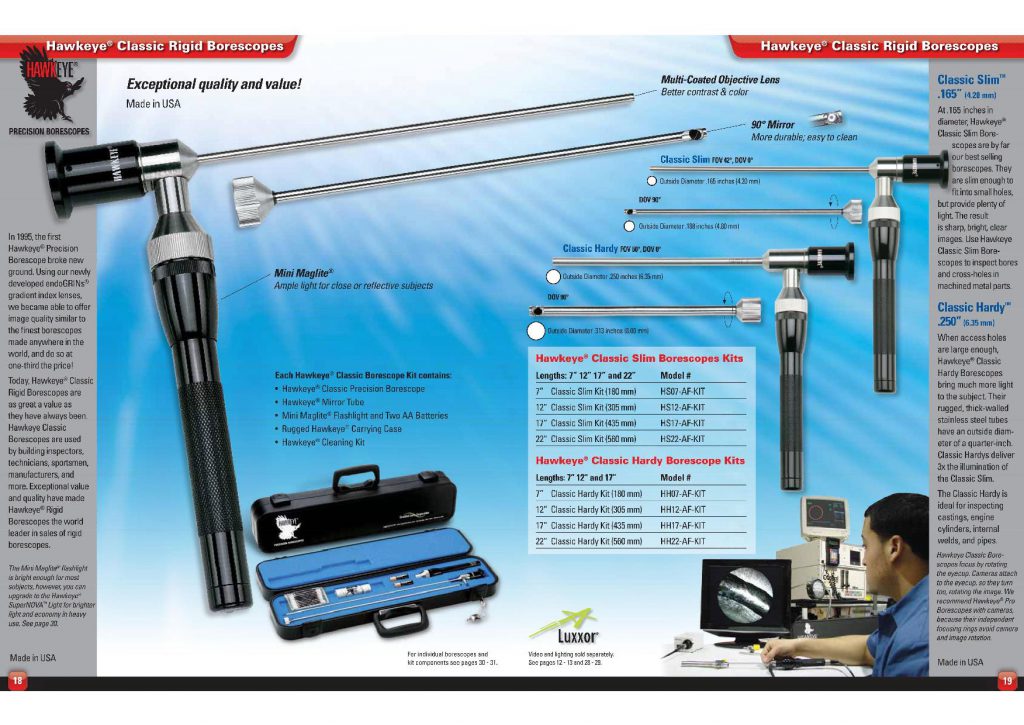 Hawkeye Rigid Borescope Tonan Asia Autotech Co., Ltd.