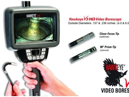 New Hawkeye® V3 HD Video Borescopes