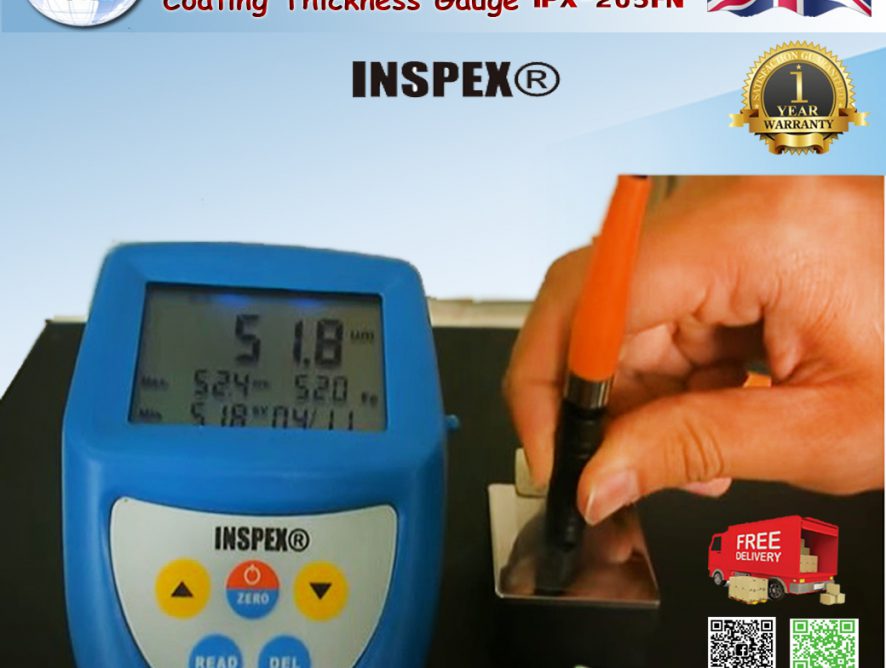 แนะนำ IPX 205FN Coating Thickness Gauge INSPEX (England) เครื่องวัดความหนาสี หัววัดแยก