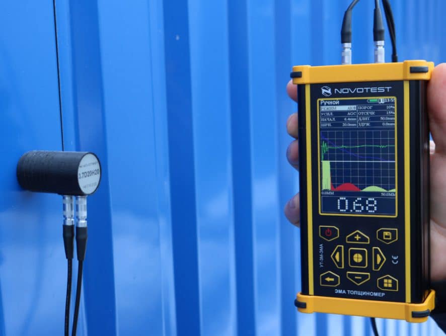 UT-3M-EMA EMA Thickness Gauge (Electro Magnetic Acoustic) NOVOTEST