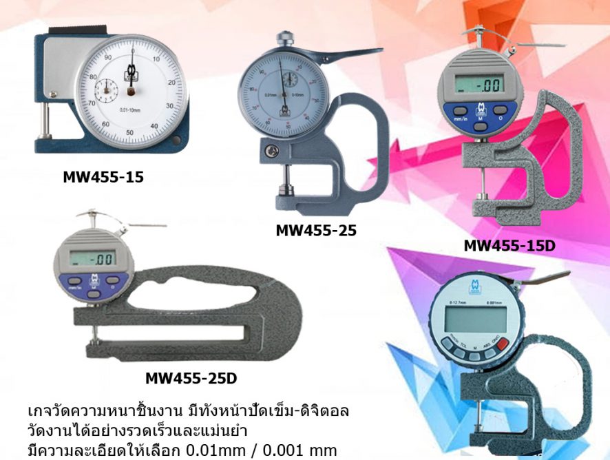 เกจวัดความหนาแบบหนีบ Thickness Gauge