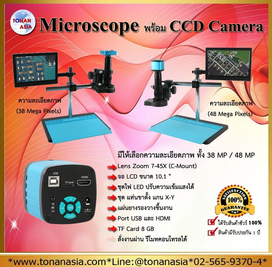 Microscope with CCD Camera