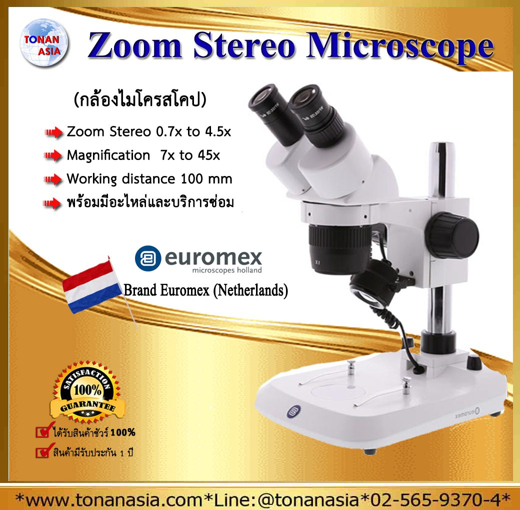 Zoom Stereo Microscope ซูมสเตอริโอไมโครสโคป