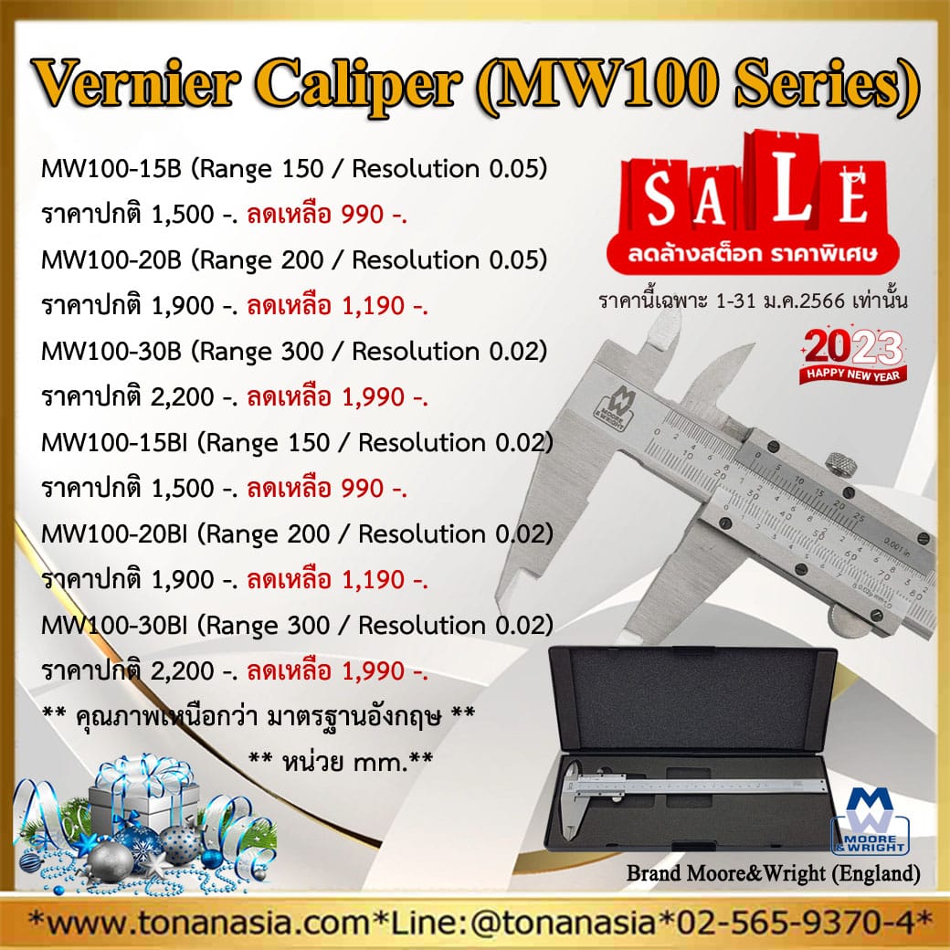 Vernier Caliper (MW100 Series)