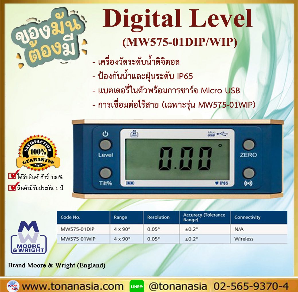 Digital Level MW575-01DIP / MW575-01WIP
