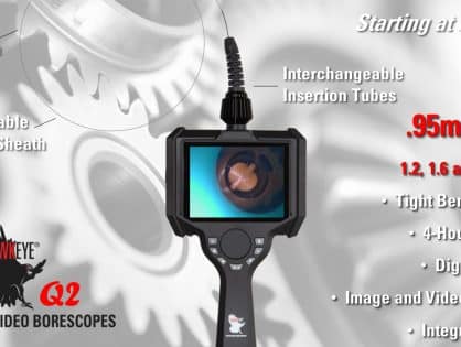 Hawkeye® Q2 Micro Video Borescopes (0.95, 1.2, 1.6 and 1.8mm)
