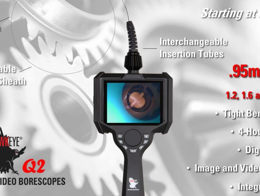 Hawkeye® Q2 Micro Video Borescopes (0.95, 1.2, 1.6 and 1.8mm)