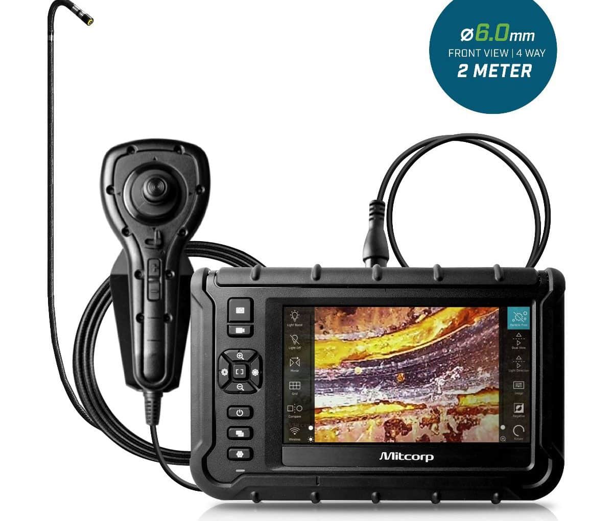 Mitcorp X2000-60HD-2M-Set กล้องส่องท่อ สายยาว 2 เมตร ขนาด 6.0mm. | HD INDUSTRIAL VIDEOSCOPE