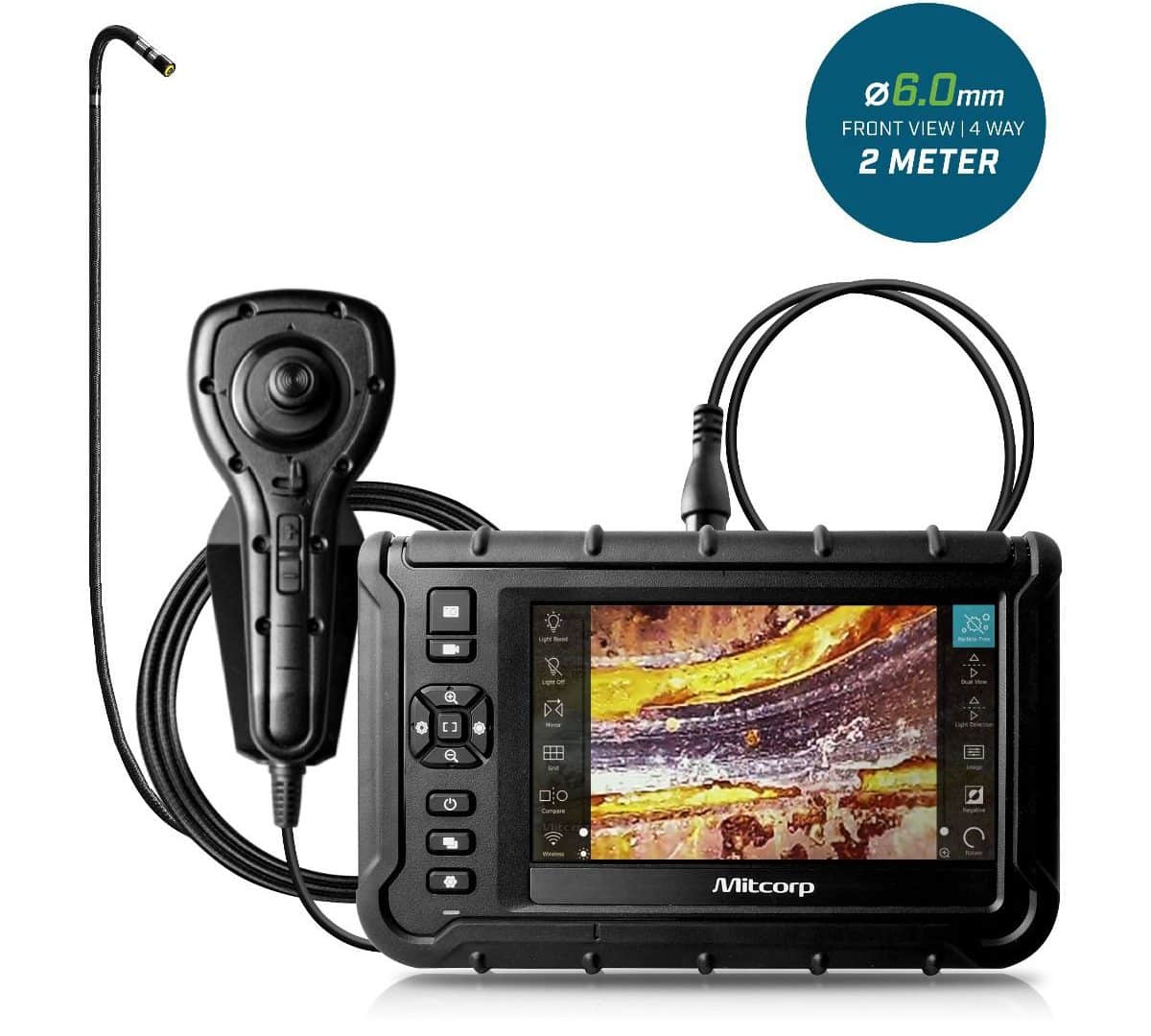 Mitcorp X2000-60HD-2M-Set กล้องส่องท่อ สายยาว 2 เมตร ขนาด 6.0mm. | HD INDUSTRIAL VIDEOSCOPE