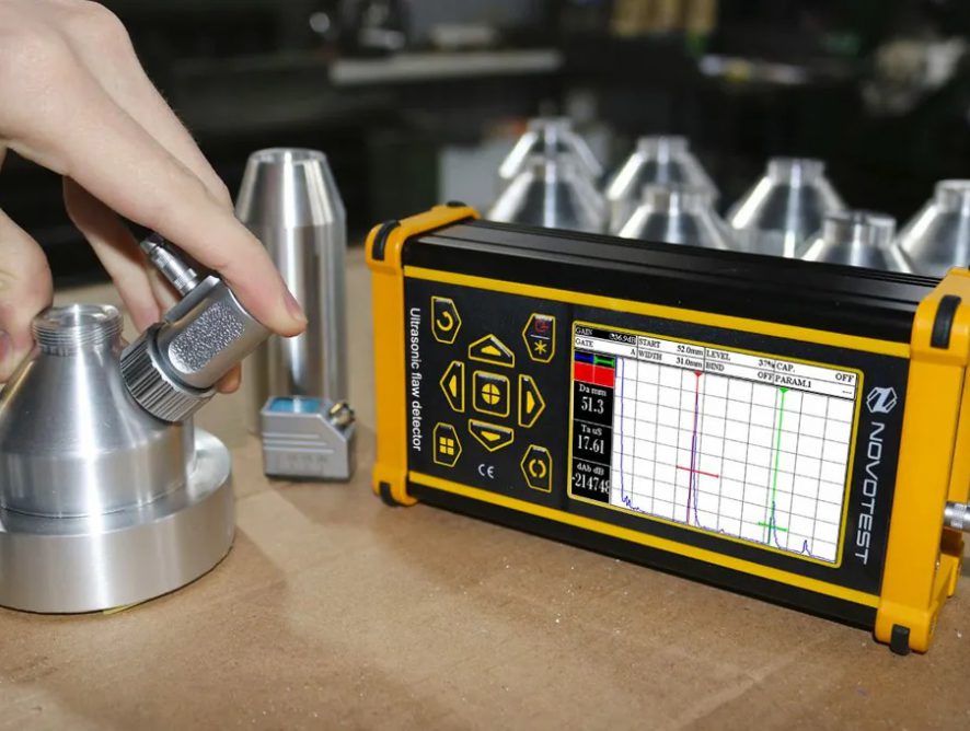 NOVOTEST Ultrasonic Flaw Detector UD2303 เครื่องตรวจเช็ครอยแตกร้าวภายในชิ้นงาน