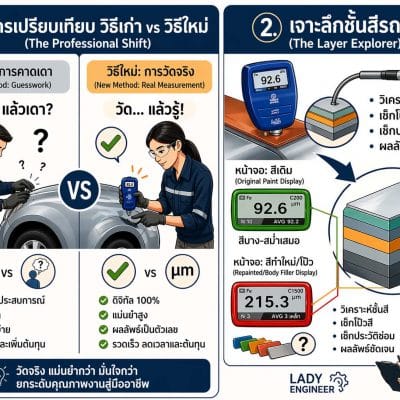 4 วิธีเช็กว่ารถคันนี้เคยทำสีมาหรือเปล่า? (ไม่ต้องเป็นช่างก็รู้ได้!)