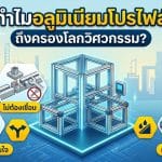 ทำไม "อลูมิเนียมโปรไฟล์" ถึงครองโลกวิศวกรรม?