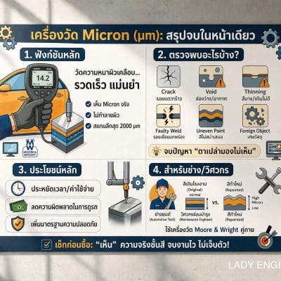 ซีรีส์: เครื่องมือนี้มีไว้ทำไม? EP. เครื่องวัดความหนาสี